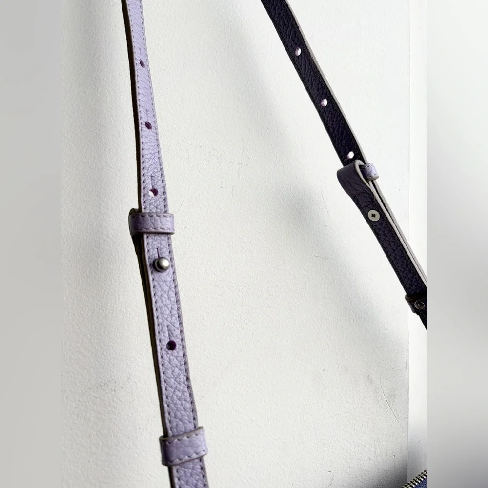 MISHKA Leather Purse Sobre Sigrid Crossbody Clutch Wristlet bag
